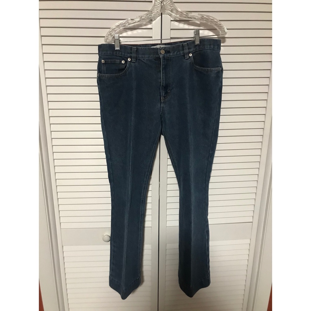 Y2K Tommy Hilfiger Women Jeans Size 12 Blue Wash Denim Bootcut